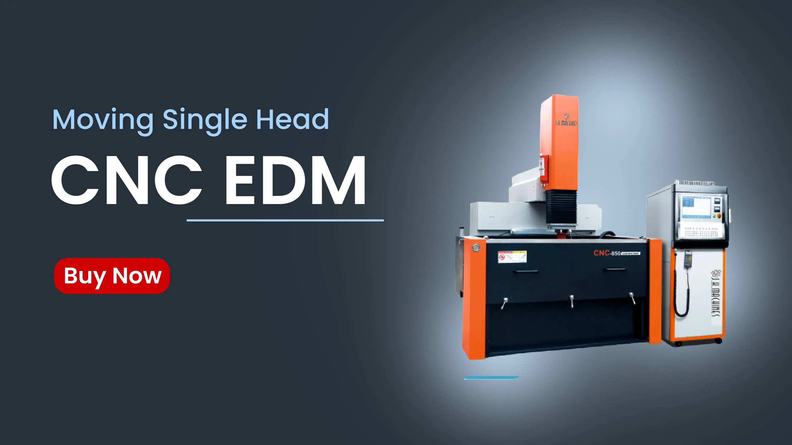 CNC EDM Fixed Table Moving Head (Single Head)